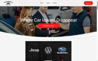 Collierville Import Auto Repair Center website