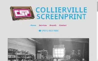 Collierville Screenprint website