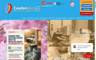 Comfortable LLC of Collierville website