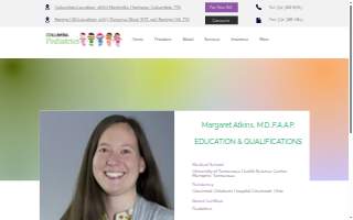 Columbia Pediatrics: Margaret Atkins, M.D.,F.A.A.P.