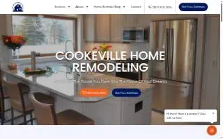 Cookeville Home Remodeling website