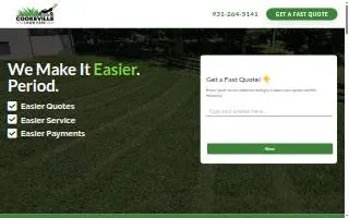 Cookeville Lawn Care website