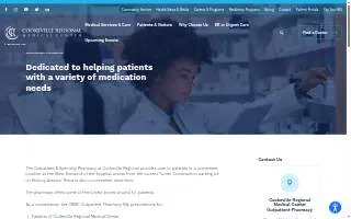 Cookeville Regional Medical Center Outpatient Pharmacy website