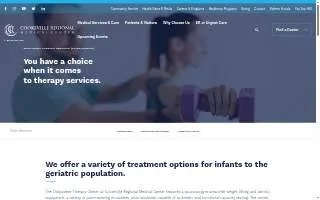 Cookeville Regional Medical Center Outpatient Rehabilitation Center website