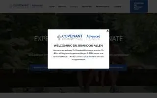 Covenant Primary Care Dickson website