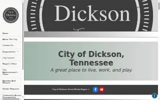 Dickson Senior Center website