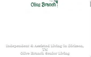 Olive Branch Senior Living website