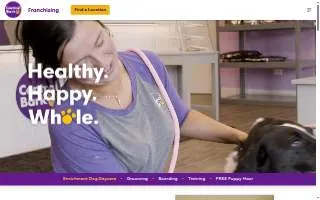 Central Bark Grooming website