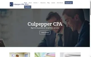 Culpepper CPA, PLLC of Farragut website