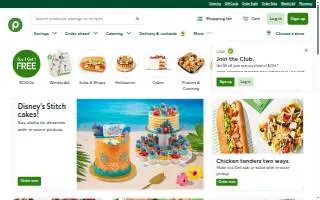 Publix Super Market at Clay Marketplace website