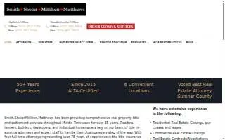 Smith Sholar Milliken Matthews PLLC website