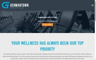 Germantown Athletic Club website