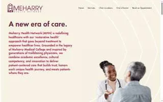 Meharry Health Network - South Nashville website