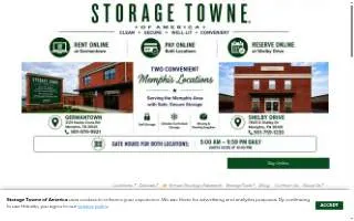 Storage Towne of America website