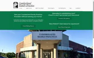 Cumberland Family Practice website