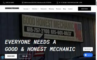 Good Honest Mechanic website