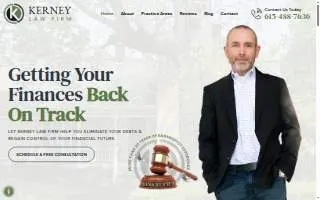 Kerney Law Firm of Hendersonville website