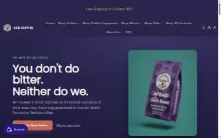 Obsessive Coffee Disorder website