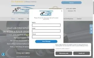 Collision South website