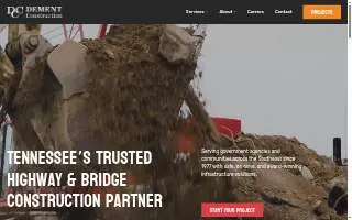 Dement Construction Company LLC website
