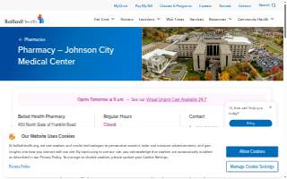 Ballad Health Pharmacy at Johnson City Medical Center