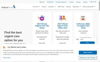 Ballad Health Pharmacy website