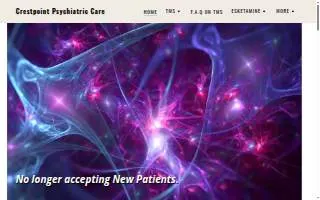 Crestpoint Psychiatric website