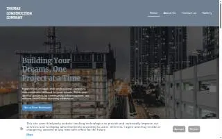 Thomas Construction Co of Johnson City website