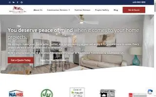 BDM Construction Inc. website
