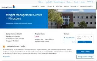 Comprehensive Weight Management Center of Kingsport website