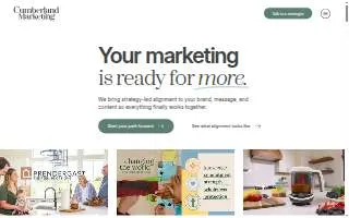 Cumberland Marketing website