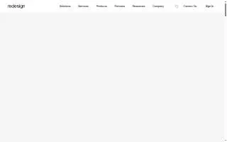 Redesign Architecture Group website