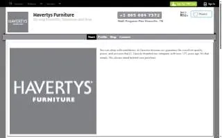 Havertys Furniture of Knoxville website