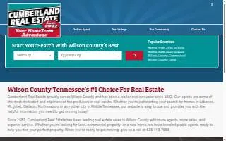 Cumberland Real Estate, LLC website