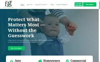 First Insurance Group of Lebanon website