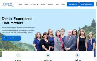 Curtiss Dentistry of Maryville website