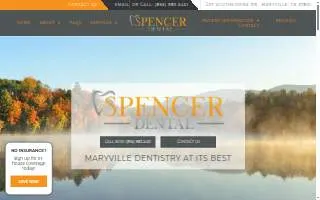 Spencer Dental website