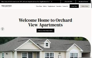 Orchard View Apartments website
