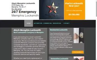Atech Memphis Locksmith website