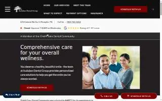 Audubon Dental Group of Memphis website