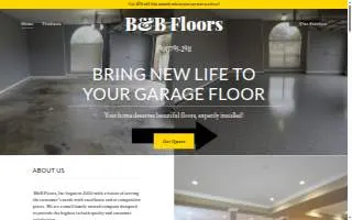 B & B Floors Inc website
