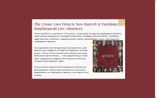 Barrett & Farahany (Formerly Known As The Crone Law Firm, PLC)