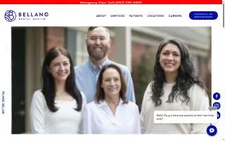 Bellano Dental Health - East Memphis website