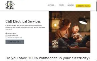 C & B Electric Service, LLC website