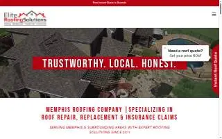 Elite Roofing Solutions website