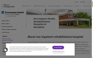 Encompass Health Rehabilitation Hospital of Memphis website