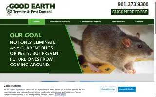 Good Earth Termite & Pest Co website