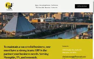 GRF Financials website