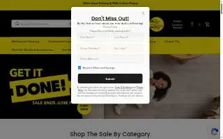 Lumber Liquidators of El Paso website