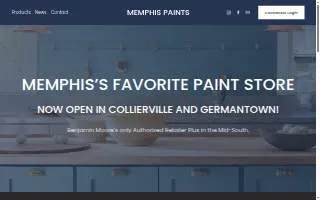 Memphis Paints (Benjamin Moore) website